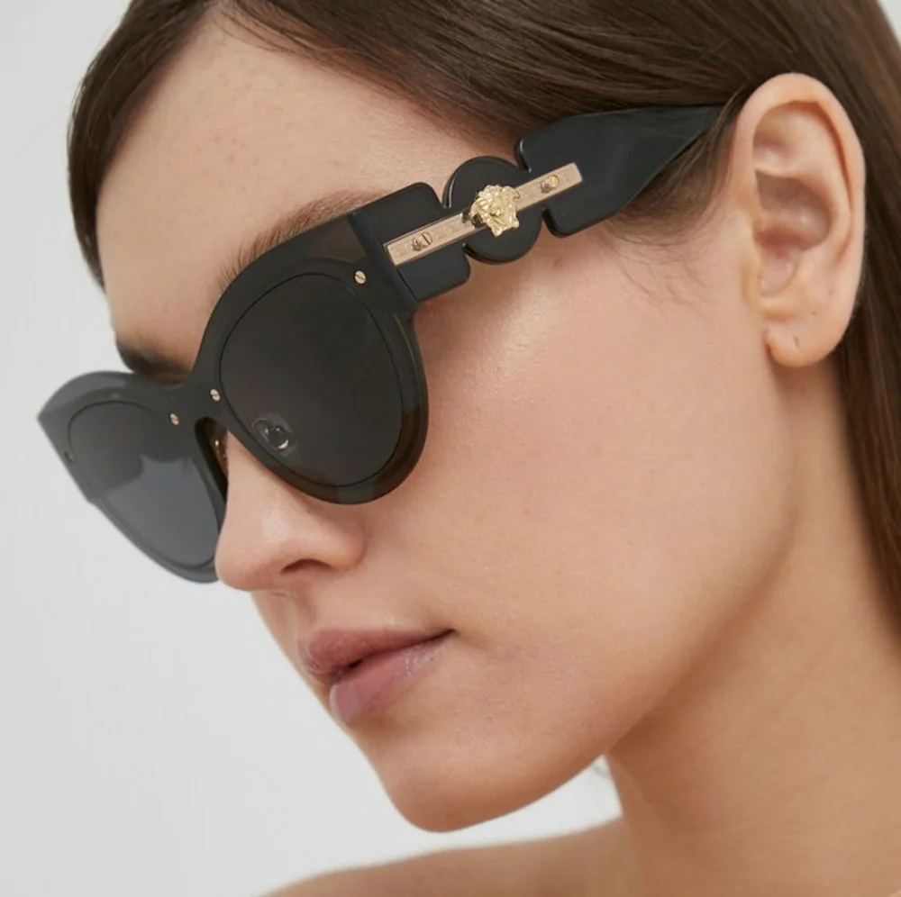 NEW VERSACE VE2234 GREY WOMEN'S SUNGLASSES VE 2234 1002/87 EYEWEAR MOD 2234